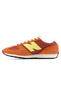 Buty unisex New Balance U4712FA – pomarańczowe. Kolor: pomarańczowy. Materiał: syntetyk, materiał, zamsz. Szerokość cholewki: normalna. Wzór: jodełka. Sezon: lato #5