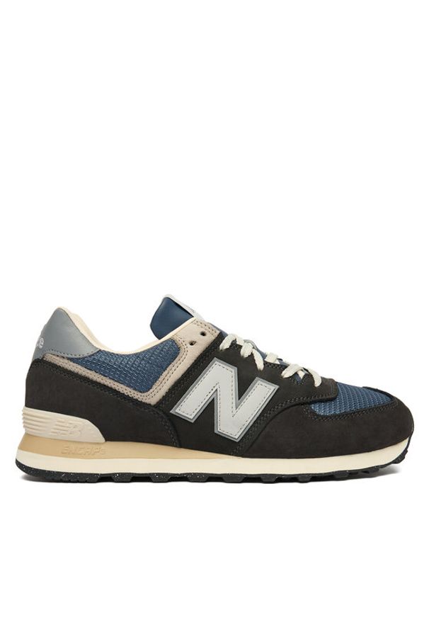 New Balance Sneakersy U574SGG M Czarny. Kolor: czarny. Materiał: nubuk, skóra. Model: New Balance 574