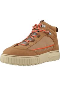 sorel - Buty SOREL ONA AVE PEAK BOOT WP Jasnobrązowy. Kolor: brązowy, beżowy, wielokolorowy. Materiał: tkanina, skóra. Styl: sportowy #1