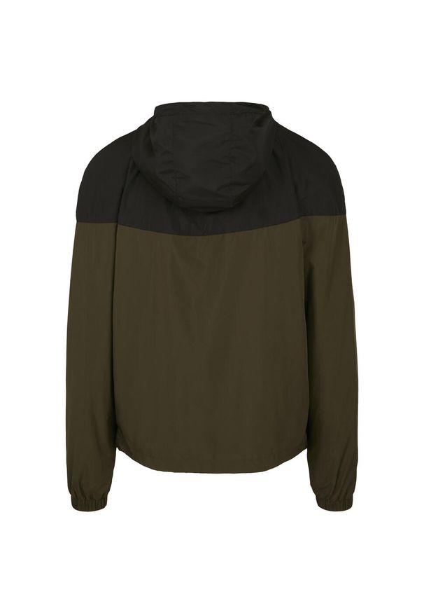 BUILD YOUR BRAND - Dwukolorowa Kurtka Windrunner Unisex Dla Dorosłych. Kolor: wielokolorowy, czarny, zielony