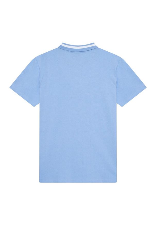 MANCHESTER CITY - Polo męskie Manchester City. Typ kołnierza: polo. Kolor: niebieski. Wzór: aplikacja. Sport: piłka nożna