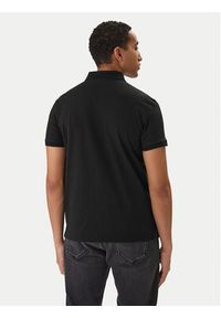 Calvin Klein Jeans Polo Classic Monogram LV04RD255G Czarny Regular Fit. Typ kołnierza: polo. Kolor: czarny. Materiał: bawełna #3