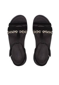Clarks Sandały Amanda Tealite 26171125 Czarny. Kolor: czarny. Materiał: skóra, nubuk #3
