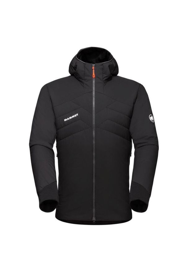 Kurtka puchowa męska Mammut Rime Light IN Flex Hooded. Kolor: czarny. Materiał: puch