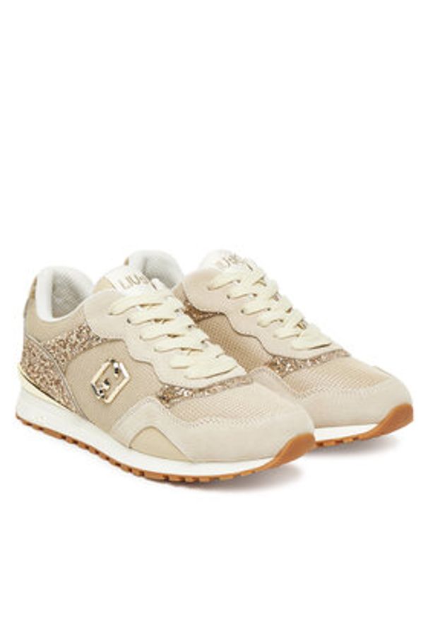 Liu Jo Sneakersy Maxi Wonder Low 02 BF5015 TX493 Beżowy. Kolor: beżowy. Materiał: mesh