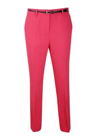 TOP SECRET - Eleganckie spodnie z kantem. Kolor: różowy. Sezon: zima. Styl: elegancki #6
