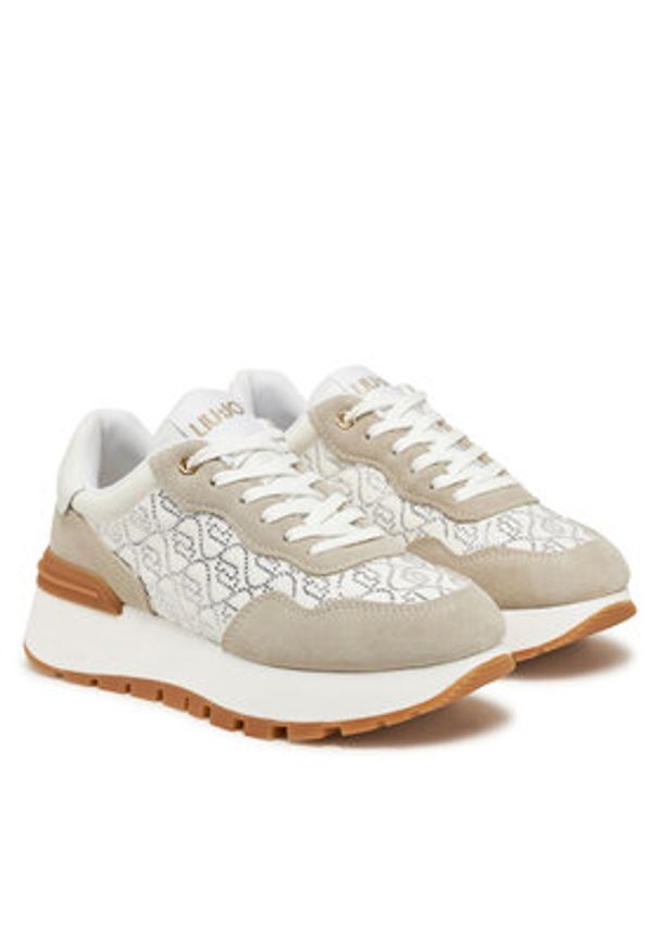 Liu Jo Sneakersy BA5043 PX248 Szary. Kolor: szary. Materiał: materiał