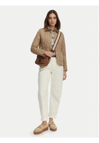 Barbour Kurtka przejściowa Deveron LQU1012BE34 Beżowy Regular Fit. Kolor: beżowy. Materiał: syntetyk #3