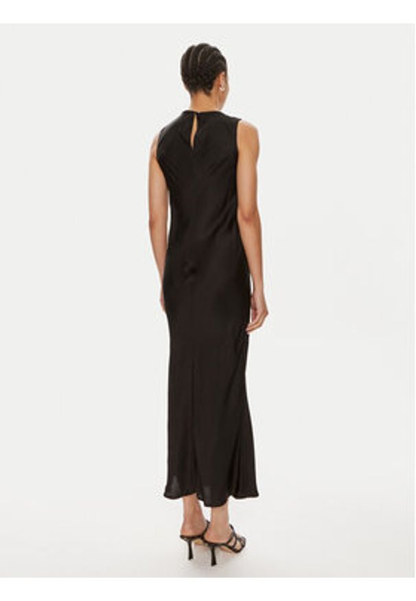 ROTATE Sukienka koktajlowa Arianna 112540100 Czarny Slim Fit. Kolor: czarny. Materiał: wiskoza. Styl: wizytowy