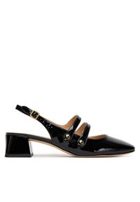 Coach Sandały Winley Slingback Mary Jane CAS42 Czarny. Kolor: czarny. Materiał: skóra, lakier