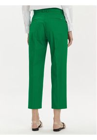TOMMY HILFIGER - Tommy Hilfiger Spodnie materiałowe WW0WW40504 Zielony Straight Fit. Kolor: zielony. Materiał: bawełna, lyocell