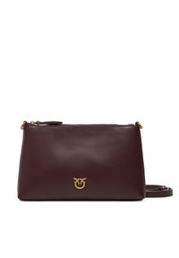 Pinko - PINKO Torebka Flat Horizontal Mini PE 25 PCPL 104277 A0F1 Fioletowy. Kolor: fioletowy. Materiał: skórzane
