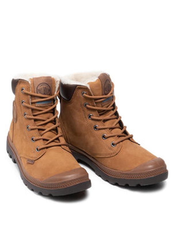 Palladium Trapery Pampa Sport Cuff Wps 72992-697-M Brązowy. Kolor: brązowy. Materiał: nubuk, skóra. Styl: sportowy