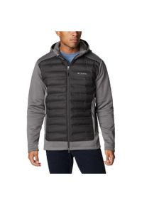 columbia - Bluza Turystyczna Męska Columbia Out-Shield Insulated Full Zip Hoodie z kapturem. Typ kołnierza: kaptur. Kolor: czarny, szary, wielokolorowy. Styl: sportowy. Sport: turystyka piesza