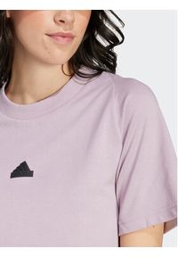 Adidas - adidas T-Shirt Z.N.E. IP1553 Fioletowy Regular Fit. Kolor: fioletowy. Materiał: bawełna #5