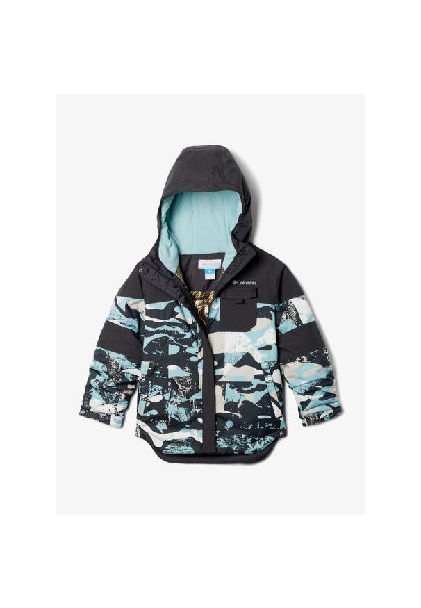 columbia - Kurtka ocieplana dziewczęca Columbia Mighty Mogul II Jacket. Kolor: zielony. Sezon: zima. Sport: narciarstwo