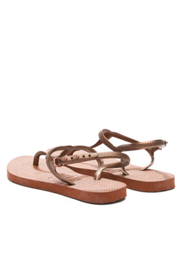 Havaianas Sandały 41447561976 Złoty. Kolor: złoty. Materiał: syntetyk