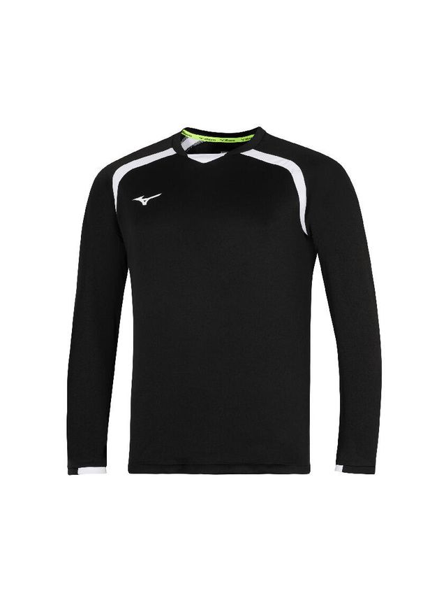 Dziecięcy dżersej z długim rękawem Mizuno Team RB. Kolor: czarny. Materiał: jersey. Długość rękawa: długi rękaw. Długość: długie. Sport: piłka nożna