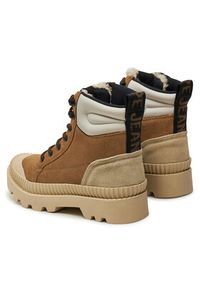 Pepe Jeans Trapery PLS50538 Brązowy. Kolor: brązowy. Materiał: skóra, zamsz #6