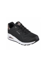skechers - Buty na co dzień damskie SKECHERS UNO. Okazja: na co dzień. Kolor: czarny. Model: Skechers Sport. Sport: turystyka piesza