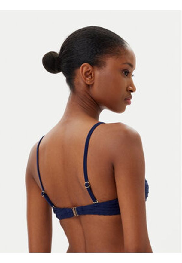 SELMARK - Selmark Góra od bikini BM017 Granatowy. Kolor: niebieski. Materiał: syntetyk