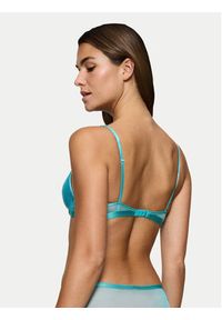 Triumph Biustonosz push-up Crazy Stupid Love 10222374 Niebieski. Kolor: niebieski. Materiał: syntetyk. Rodzaj stanika: push-up #5