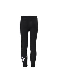 Puma - Legginsy Dla Dziewczynki Logo Essential. Kolor: czarny