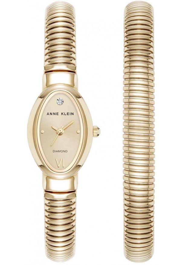 Zegarek damski Anne Klein AK-5178GPST złoty. Kolor: złoty