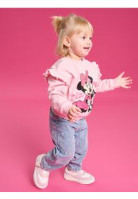 Sinsay - Jeansy pull on z efektem sprania - niebieski. Kolor: niebieski. Materiał: jeans #1