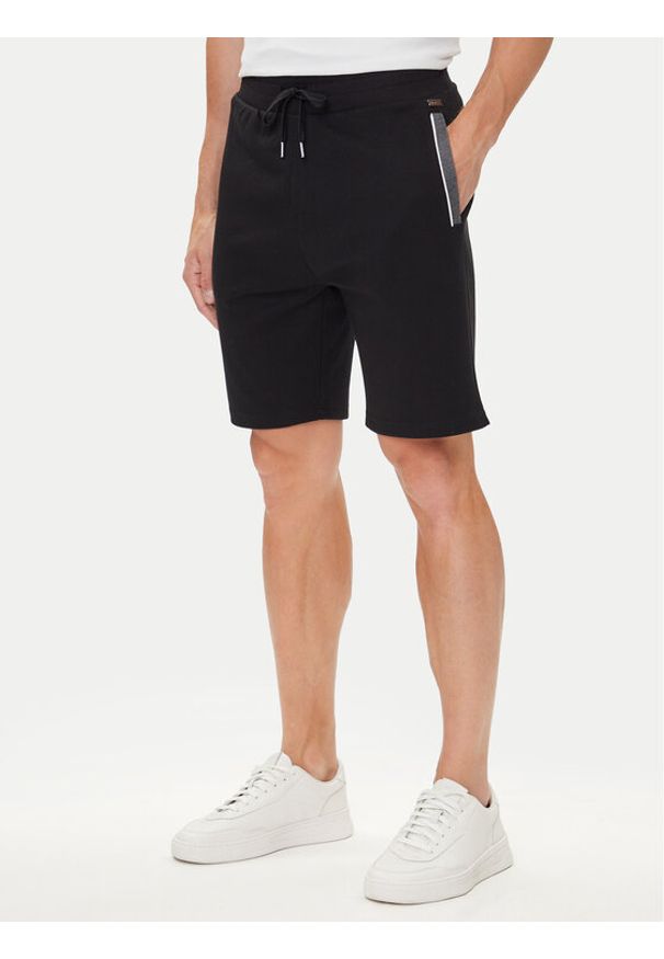 BOSS Szorty sportowe 50545577 Czarny Regular Fit. Kolor: czarny. Materiał: syntetyk. Styl: sportowy