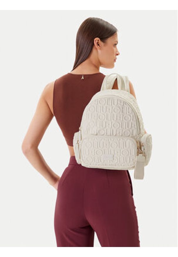 Liu Jo Plecak M Backpack TA5294 J5627 Biały. Kolor: biały. Materiał: skóra