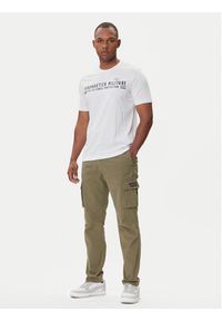 Aeronautica Militare Spodnie materiałowe 252PA1329UCT0244 Zielony Regular Fit. Kolor: zielony. Materiał: bawełna #2