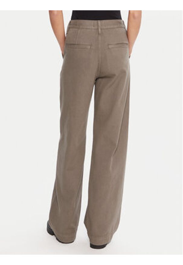 G-Star RAW - G-Star Raw Spodnie materiałowe Deck 2.0 D26432-E078 Zielony Wide Leg. Kolor: zielony. Materiał: bawełna