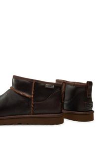 Ugg Śniegowce M Classic Ultra Mini Lthr Regen 1158191 Brązowy. Kolor: brązowy. Materiał: skóra #6