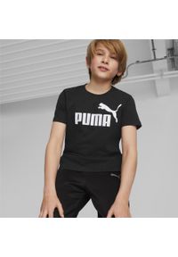 Koszulka dziecięca Puma Essential. Kolor: czarny. Materiał: bawełna