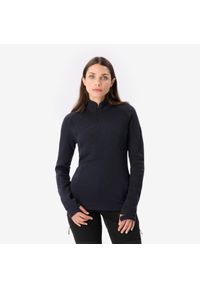 SIMOND - Koszulka damska trekkingowa z długim rękawem Merino Resist. Kolor: czarny, niebieski, wielokolorowy. Materiał: wełna, poliester, materiał, akryl, poliamid. Długość rękawa: długi rękaw. Długość: długie. Sport: turystyka piesza