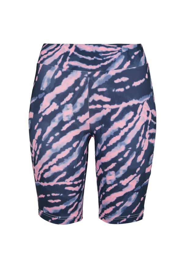 Urban Classics - Damskie spodenki kolarskie Urban Classic. Kolor: różowy, wielokolorowy, czarny. Długość: krótkie. Sport: kolarstwo