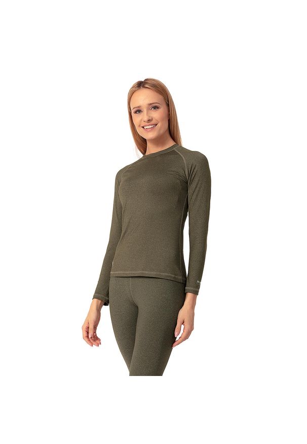 TAGART - Koszulka termoaktywna turystyczna damska Tagart California Olive Lady. Kolor: zielony