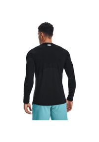 Bluza Under Armour HeatGear Fitted Long Sleeve, Mężczyźni. Kolor: czarny. Materiał: materiał, poliester. Długość rękawa: długi rękaw