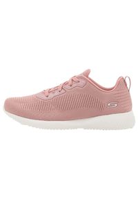 skechers - Buty damskie SKECHERS Bobs Squad Tough Talk. Kolor: różowy. Model: Skechers Sport. Sport: turystyka piesza