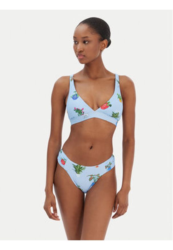 Seafolly Góra od bikini Playa Bonita 31569MF287 Błękitny. Kolor: niebieski. Materiał: syntetyk