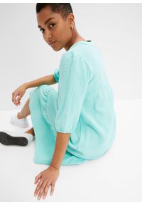 bonprix - Sukienka muślinowa. Kolor: zielony #2