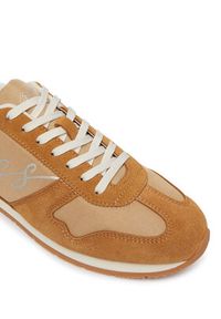 BOSS Sneakersy Levon 50569298 Brązowy. Kolor: brązowy. Materiał: materiał #5
