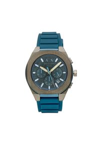 Armani Exchange Zegarek Sync AX4291 Granatowy. Kolor: niebieski. Materiał: syntetyk #1