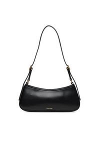 Calvin Klein Torebka Ck Small Shoulder Bag LV04F3170G Czarny. Kolor: czarny. Materiał: skórzane #5