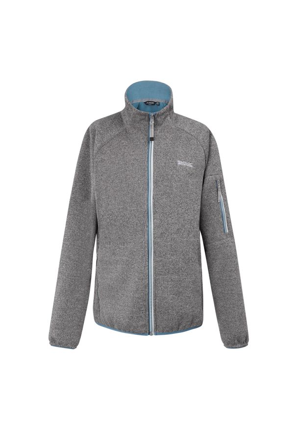 Regatta - Bluza Damska Ravenhill Full Zip Fleece Top. Kolor: wielokolorowy, niebieski, szary