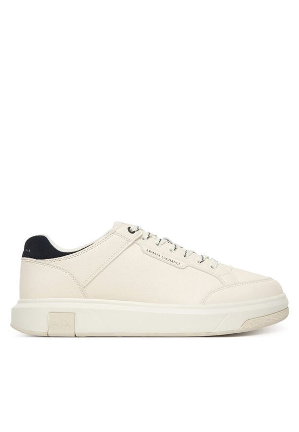 Armani Exchange Sneakersy XM001722 AF17540 MZ266 Biały. Kolor: biały. Materiał: skóra