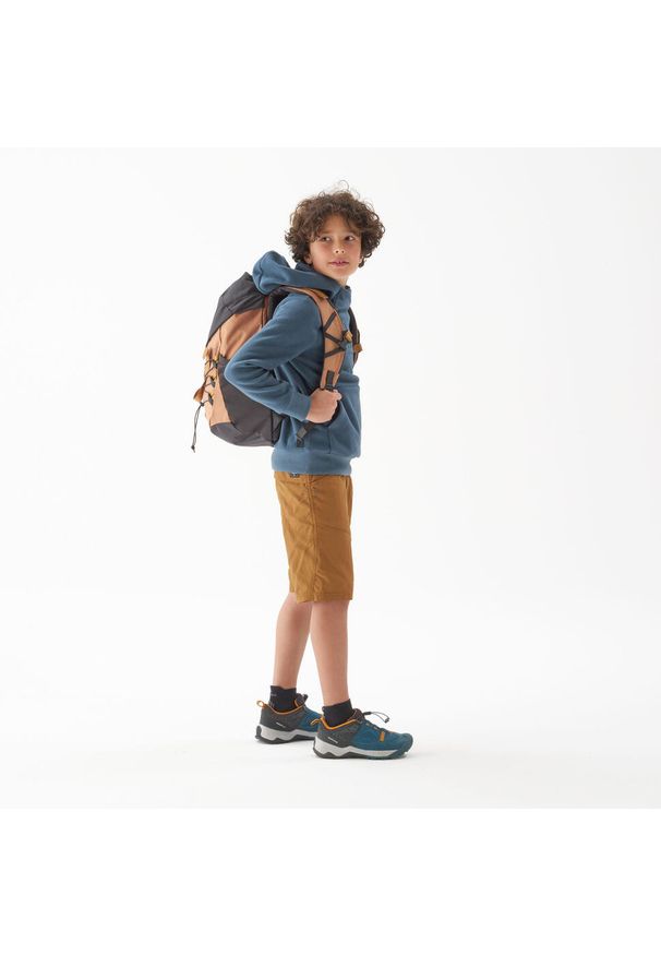 quechua - Spodenki turystyczne dla dzieci Quechua MH500. Kolor: brązowy. Materiał: materiał, poliamid, poliester. Sezon: lato. Sport: wspinaczka