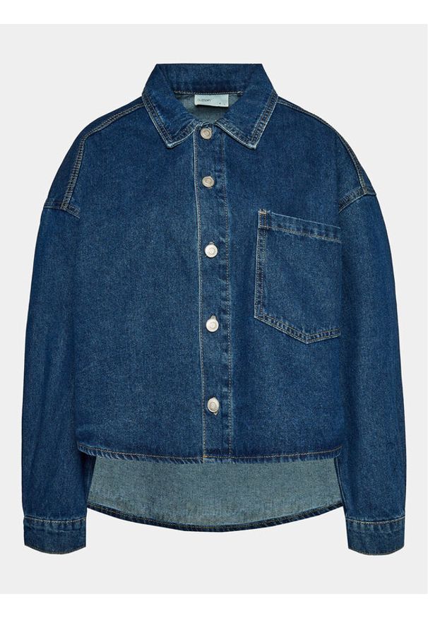 outhorn - Outhorn Koszula jeansowa OTHAW23TSHIF028 Niebieski Regular Fit. Kolor: niebieski. Materiał: bawełna