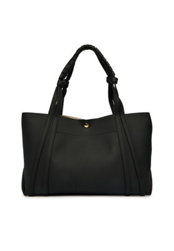 Love Moschino - LOVE MOSCHINO Torebka JC4244PP0OKD0000 Czarny. Kolor: czarny. Materiał: skórzane